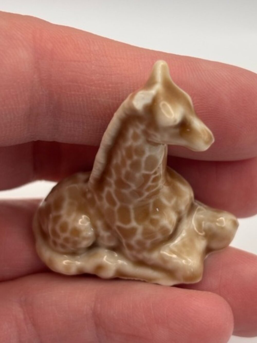 Wade England, Vintage Miniature Giraffe Figurine, Porcelain Animal Trinket